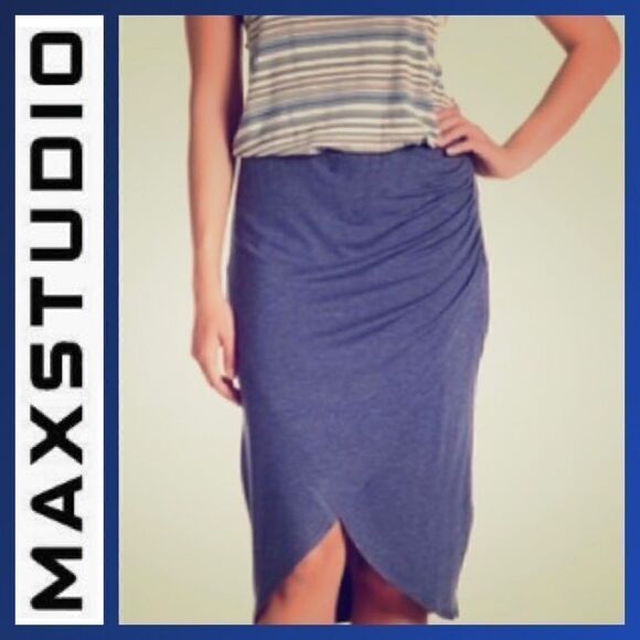 NWT MSRP $68 Max Studio Wrap Skirt Women's Size Large - Picture 1 of 10